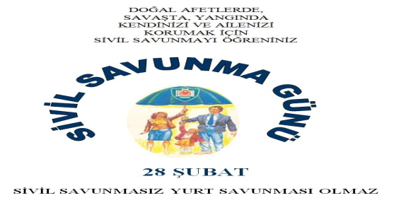 SİVİL SAVUNMA ve DEPREM HAFTASI