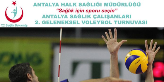 "Sağlık İçin Sporu Seçin" Voleybol Turnuvası Başlıyor