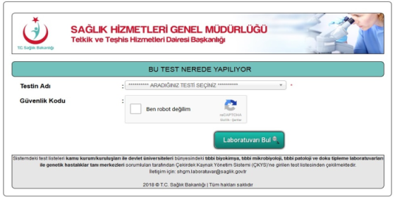 Bu Test Nerede Yapılıyor?